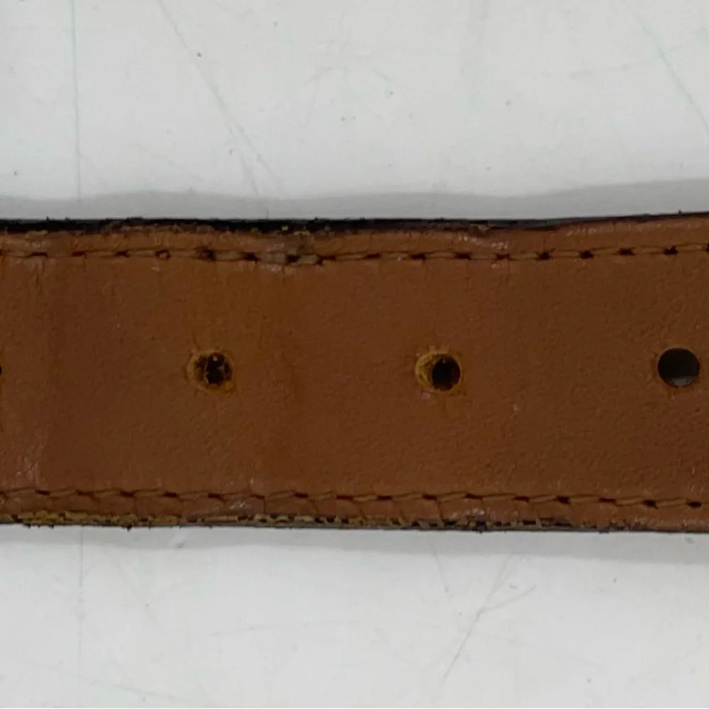 Zep Pro Leather Canvas Belt Embroidery Marlin Fish‎ Brown Men's 42 Fisherman USA
